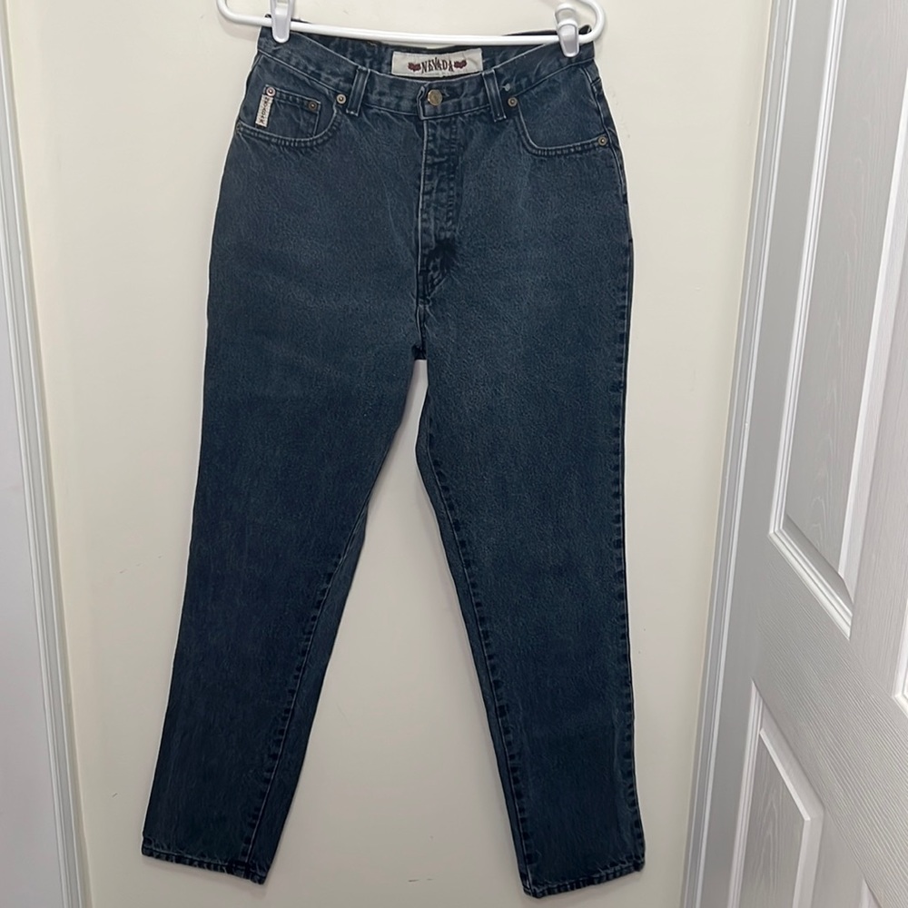 Vintage Nevada  Mum High Rise Straight Leg Jeans Size 14